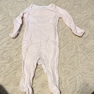 Ralph Lauren Light Pink Striped Footie